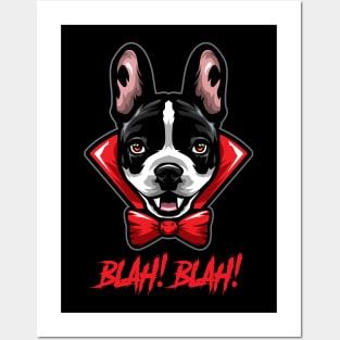 Halloween French Bulldog Vampire Posters and Art